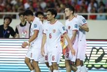 Timnas Indonesia Unggul 1-0 di Babak Pertama