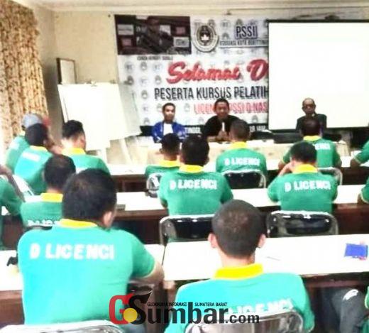 Askot PSSI Bukittinggi Gelar Kursus Pelatih Sepakbola Lisensi D Nasional