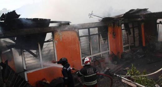 Lima Rumah di Padang Selatan Hangus Terbakar