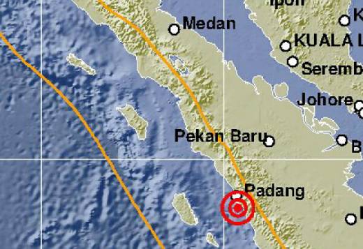Sesar Sumatera di Sumbar Bergejolak, Usai Gempa Dua Kali di Bukittinggi, Gempa Darat Sore Ini Goyang Kota Solok dan Sekitarnya