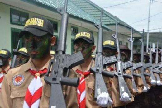 Bawa Senjata Laras Panjang, Siswa SLTA se-Sumatera Barat Berkumpul di Korem 032/Wirabraja, Ada Apa Ya?