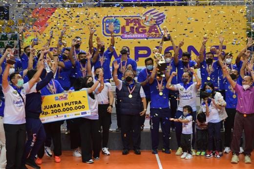 Juara Proliga Tahun 2022, Menpora Amali Puji Pembinaan Klub Bola Voli Bogor LavAni