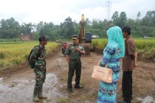 Ditinjau Danrem 032/Wirabraja, Masyarakat Tanah Datar Antusias Sambut TNI Bakal Lakukan TMMD di Daerahnya