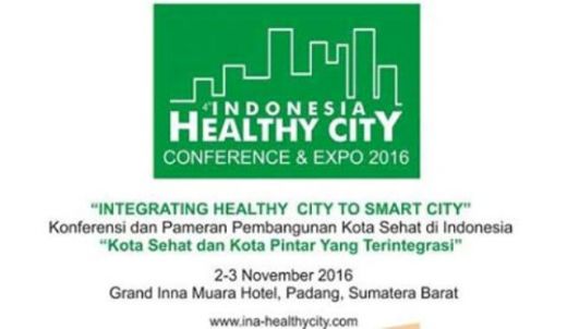 Pertemuan Kota Sehat Indonesia, Padang Tuan Rumah IHCC 2016