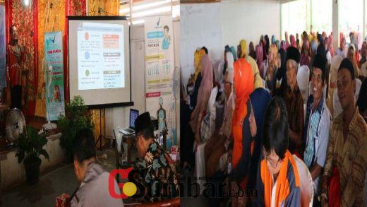 DPR RI dan Balai Pom Padang Sosialiasikan Makanan Sehat di Dharmasraya