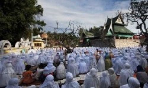 Jamaah Tarekat Sattariyah di Ulakan, Padang Pariaman Idul Adha Hari Ini