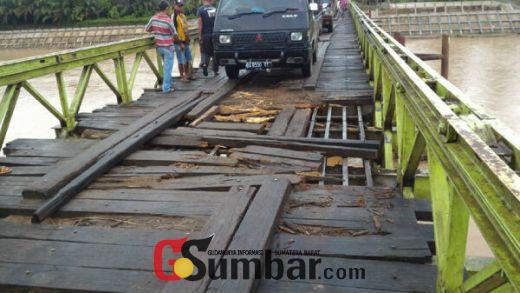 Info Untuk Bupati Dharmasraya, Jembatan Pulai Rusak dan Butuh Perbaikan Segera