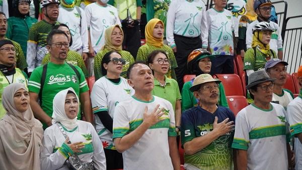 Iwan Bule Takjub Lihat Antusias Kontingen Spirit Porisman X Alumni SMA Negeri 5 Bandung
