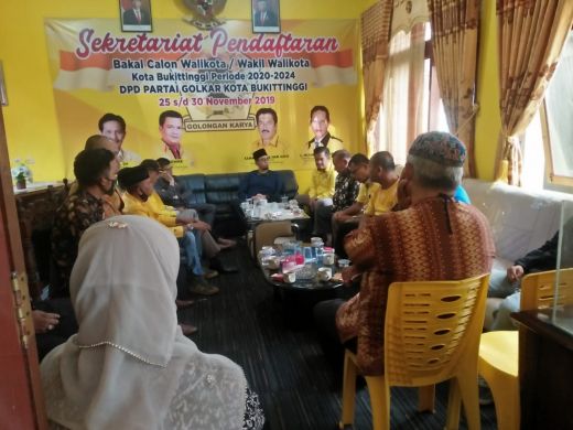 Jelang Penetapan Bacawako, DPD Partai Golkar Bukittinggi Undang Erman Safar Rapat Koordinasi Teknis