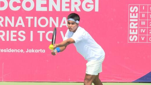 Indonesia Loloskan 3 Petenis Tunggal ke Babak Kedua Turnamen Tenis MedcoEnergi M25K Seri IV