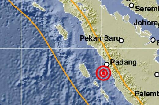 Gempa 3.6 Skala Richter Kagetkan Warga Pesisir Selatan